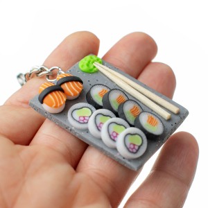 Brelok deska z sushi